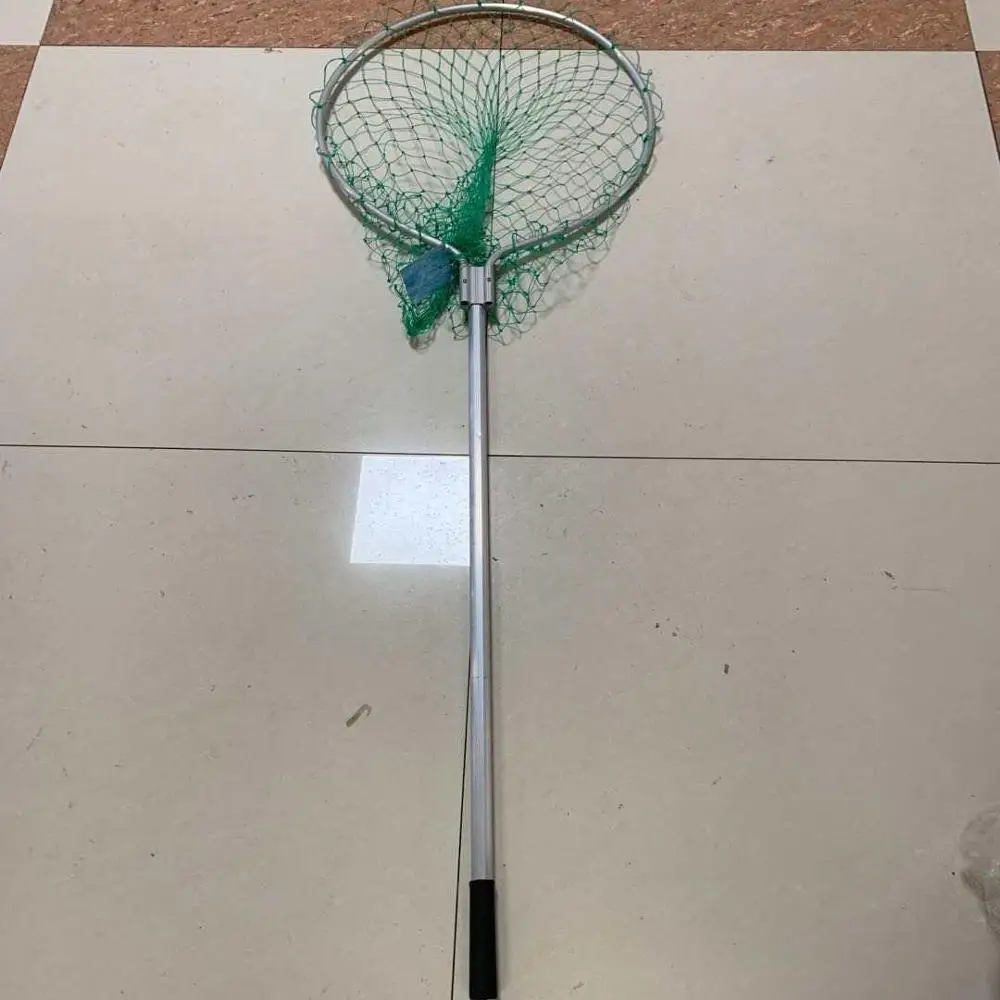 1.6m Two Sections Aluminum Long Handle Nylon Fishing Landing Net, White, customized
1.6m Two Sections Aluminum Long Handle Nylon Fishing Landing Net, White, customized