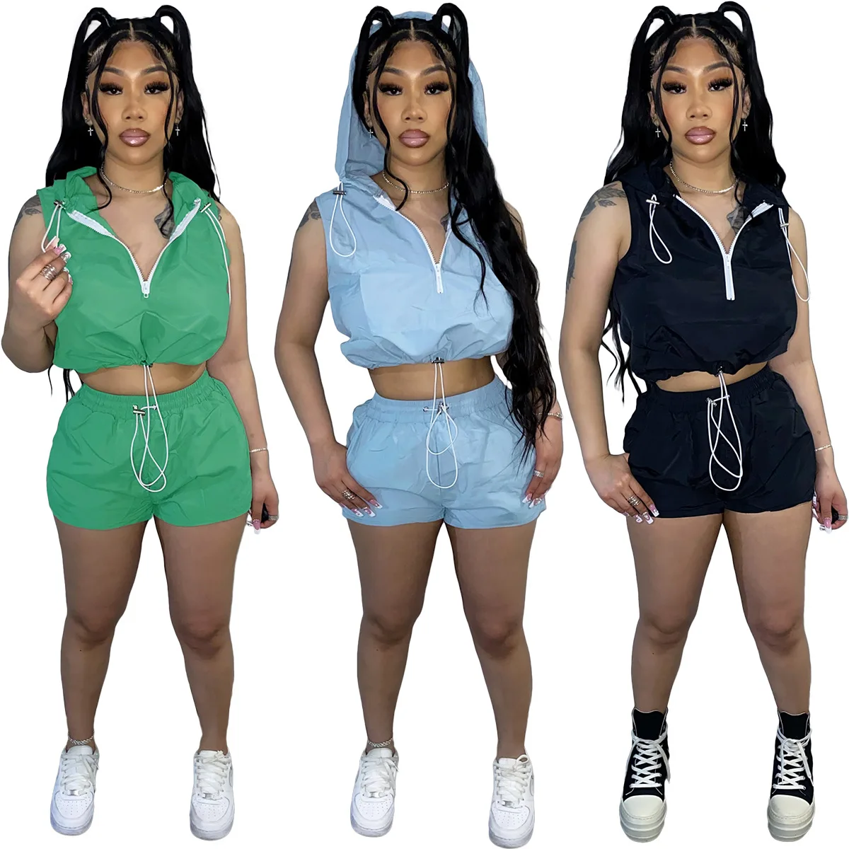 2 Piece Set Women Shorts Set 2022 Women Casual Workout Two Piece Pant Shorts Tracksuits Outfits 2 Piece Jogger Fitness Set
2 Piece Set Women Shorts Set 2022 Women Casual Workout Two Piece Pant Shorts Tracksuits Outfits 2 Piece Jogger Fitness Set
