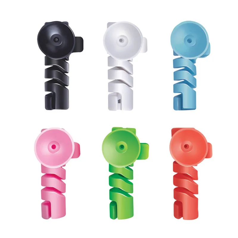 Colorful Portable prevent the broken cable spiral cable saver with suction for micro usb type-c, Black red blue green orange
Colorful Portable prevent the broken cable spiral cable saver with suction for micro usb type-c, Black red blue green orange