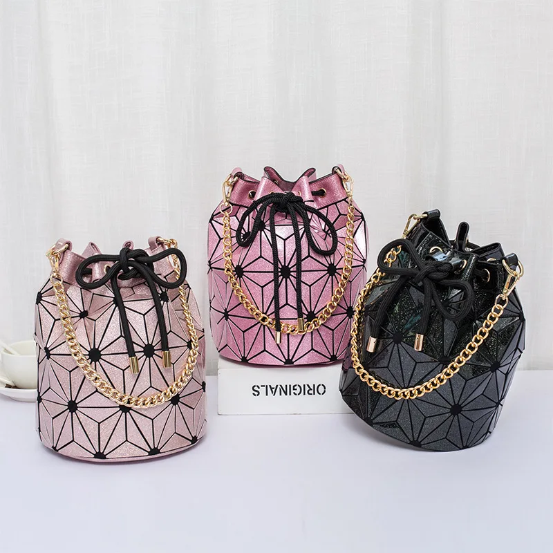 Geometric Rhombus Leather Barrel Single Bag Chain Crossbody Shoulder Women Handbag, As pictures
Geometric Rhombus Leather Barrel Single Bag Chain Crossbody Shoulder Women Handbag, As pictures