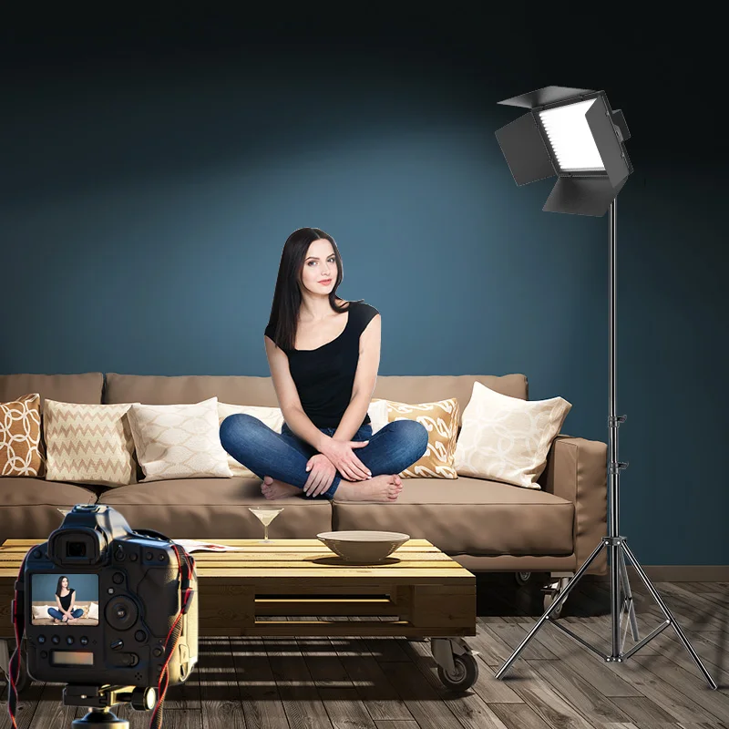 Professional LED Photographic Lighting Equipment Portable Adjustable Camera Studio Audio Video Light With Barn Door
Professional LED Photographic Lighting Equipment Portable Adjustable Camera Studio Audio Video Light With Barn Door