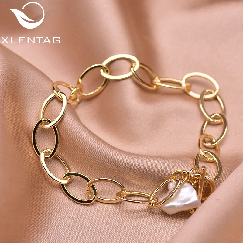 Natural Baroque Pearl Pendant Charm Bracelets For Girls Minimalist Thick Chain Women Accessories Fashion Jewelry
Natural Baroque Pearl Pendant Charm Bracelets For Girls Minimalist Thick Chain Women Accessories Fashion Jewelry