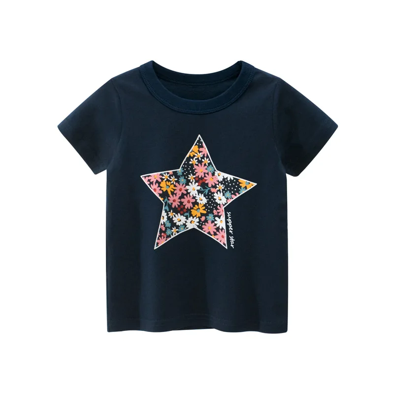 High Quality Summer New 2022 Girls Short Sleeve T-Shirts Baby Kids Clothing Cotton T-shirt With Pattern
High Quality Summer New 2022 Girls Short Sleeve T-Shirts Baby Kids Clothing Cotton T-shirt With Pattern