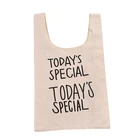 Design Bag Shopping Fashion Custom Personality Logo Creativity Design Canvas Tote Bag Shopping