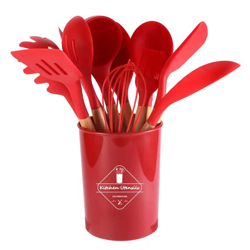 12pcs Kitchen Cook Tool Utensil Set Wooden Handle Kitchen Utensil Set with Custom Logo, Accept custom color
12pcs Kitchen Cook Tool Utensil Set Wooden Handle Kitchen Utensil Set with Custom Logo, Accept custom color