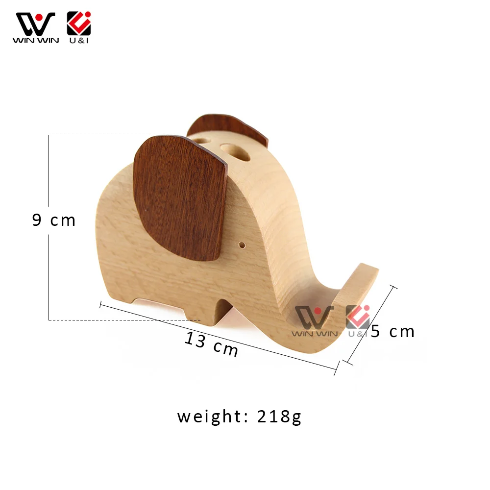 Cute Handmade Bamboo Wooden Elephant Pen Phone Holder Kids Bamboo Bedside Phone Holders, Customized colors
Cute Handmade Bamboo Wooden Elephant Pen Phone Holder Kids Bamboo Bedside Phone Holders, Customized colors