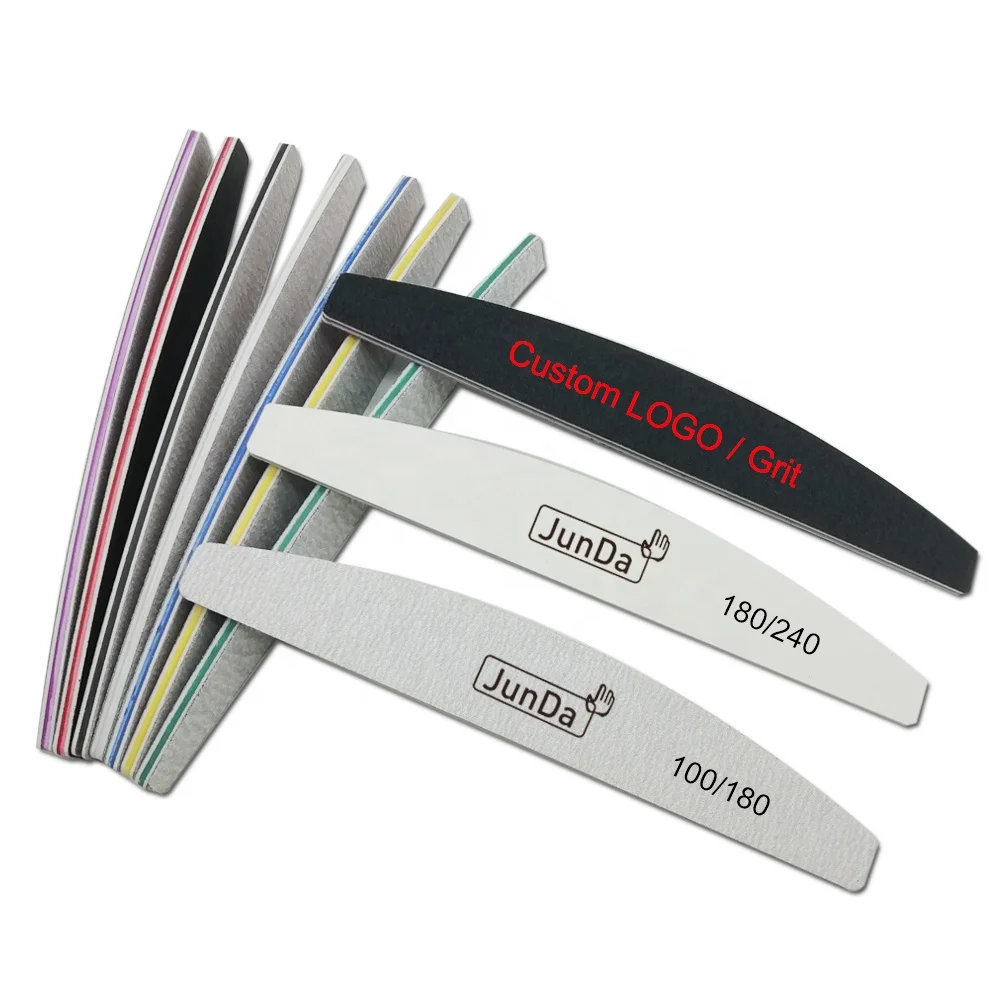 High Quality Japan Sandpaper Professional Custom Printed Logo 100/180 Nail File, Grey, white, black or custom color
High Quality Japan Sandpaper Professional Custom Printed Logo 100/180 Nail File, Grey, white, black or custom color