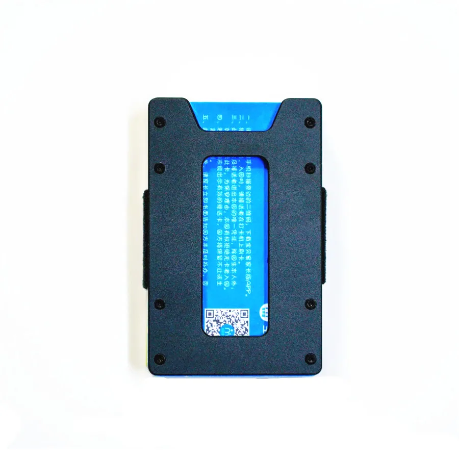 new design rfid blocking card holder with coin tray for taking bank cards and coins anodized aluminum wallet
new design rfid blocking card holder with coin tray for taking bank cards and coins anodized aluminum wallet