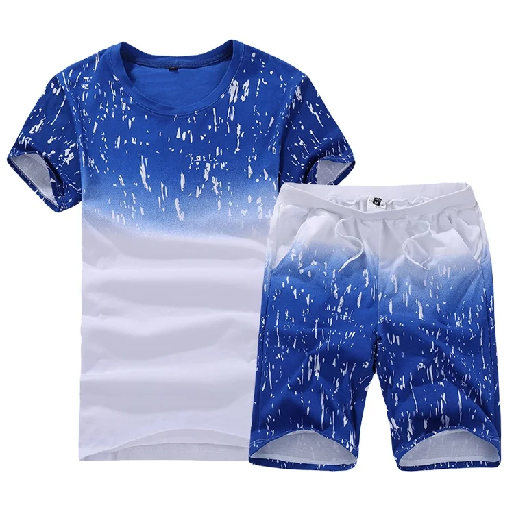 Customized Printing Summer Camouflage Gradient Breathable Men Two Piece Clothing Short Sets
Customized Printing Summer Camouflage Gradient Breathable Men Two Piece Clothing Short Sets