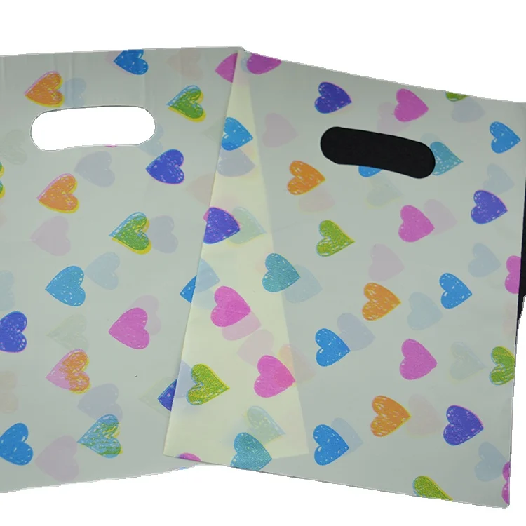 Eco plastic pouch manufacturers packing poly grocery shopping bags