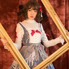 Lolita anime style lace girls dress sweet lolita costume dress jumper lace dress for girl