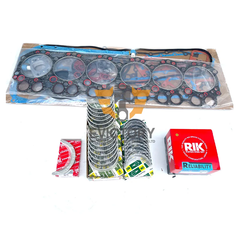 Excavator engine H06C E H07C H07CT H07D H06CT overhaul gasket + bearing + piston ring set
Excavator engine H06C E H07C H07CT H07D H06CT overhaul gasket + bearing + piston ring set