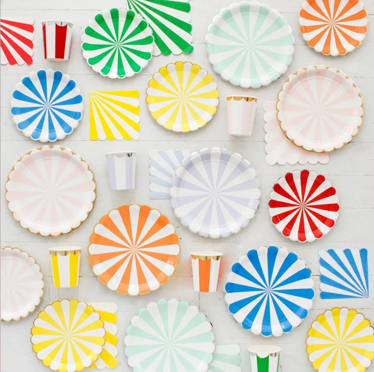 New gold stripe paper plate paper cup, afternoon tea cake and paper napkin disposable tableware set, As picture
New gold stripe paper plate paper cup, afternoon tea cake and paper napkin disposable tableware set, As picture