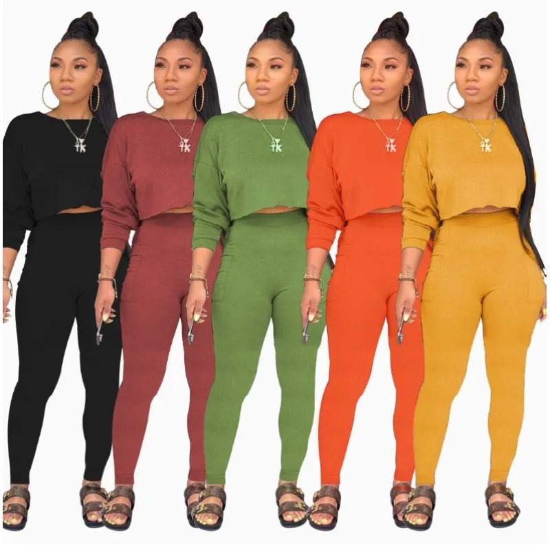 2021 Wholesale Custom Good Quality Candy Color Long Sleeve 2 Piece Set Women Clothing Two Piece Set Women Set
2021 Wholesale Custom Good Quality Candy Color Long Sleeve 2 Piece Set Women Clothing Two Piece Set Women Set