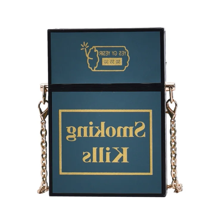 New Personality Creative Cigarette Case Bag Female Bag ins Fashion Trend Chain Shoulder Box Bag Mini Handbag, Custom
New Personality Creative Cigarette Case Bag Female Bag ins Fashion Trend Chain Shoulder Box Bag Mini Handbag, Custom