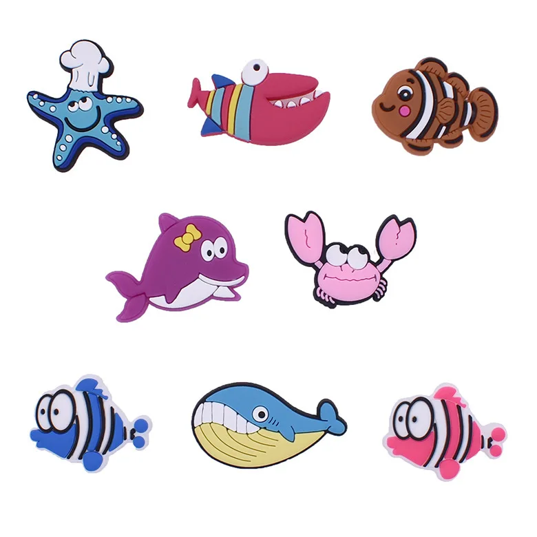 Factory Direct Sale Custom Shoe Charm Undersea World Animal Designer Charms Clown Fish Accessories, As picture
Factory Direct Sale Custom Shoe Charm Undersea World Animal Designer Charms Clown Fish Accessories, As picture