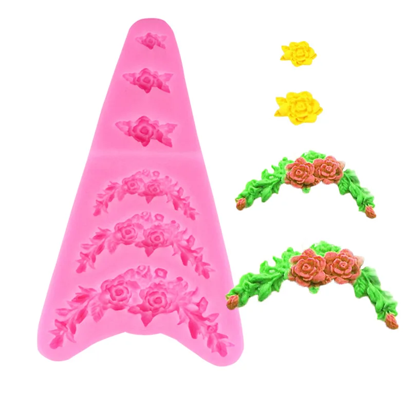 Little Flower - Silicone Fondant Cake Decoration Mold, 3D Fondant Shape Mold, Liquid Cake Kitchen Tool Diy Baking Tools, Pink/grey white/green
Little Flower - Silicone Fondant Cake Decoration Mold, 3D Fondant Shape Mold, Liquid Cake Kitchen Tool Diy Baking Tools, Pink/grey white/green