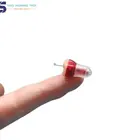 Hearing Aid Complete In The Ear Hearing Aid with Red/Blue Color
