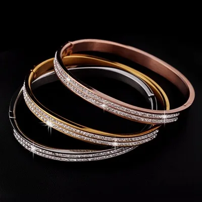 High quality Women's Jewelry crystal Stainless Steel Bracelet Zircon Bracelet, Picture
High quality Women's Jewelry crystal Stainless Steel Bracelet Zircon Bracelet, Picture