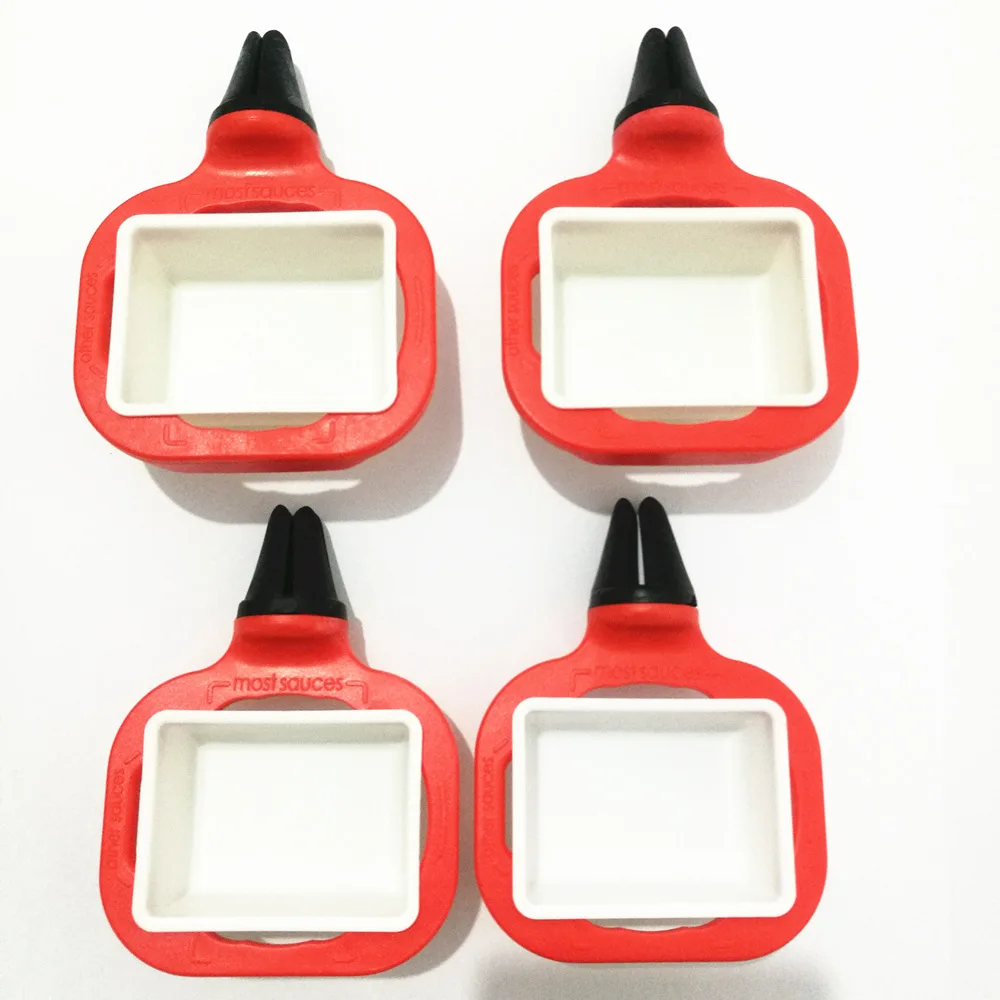 Clip-on Dip Holders Tomato Sauce Stationary die Car ketchup rack box Dip Clip, Red,black
Clip-on Dip Holders Tomato Sauce Stationary die Car ketchup rack box Dip Clip, Red,black