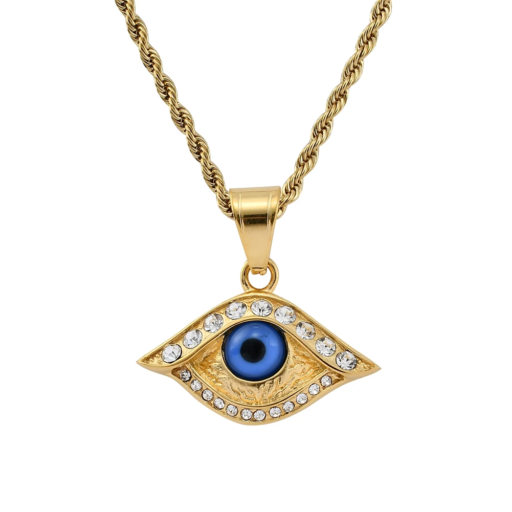 TUNKALL SN214 Rope Chain With Gold Color Pendant Hip Hop Jewelry Stainless Steel Necklace
TUNKALL SN214 Rope Chain With Gold Color Pendant Hip Hop Jewelry Stainless Steel Necklace