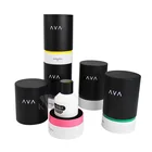 Luxury paper empty perfume bottle boxes round tube perfume gift box packaging