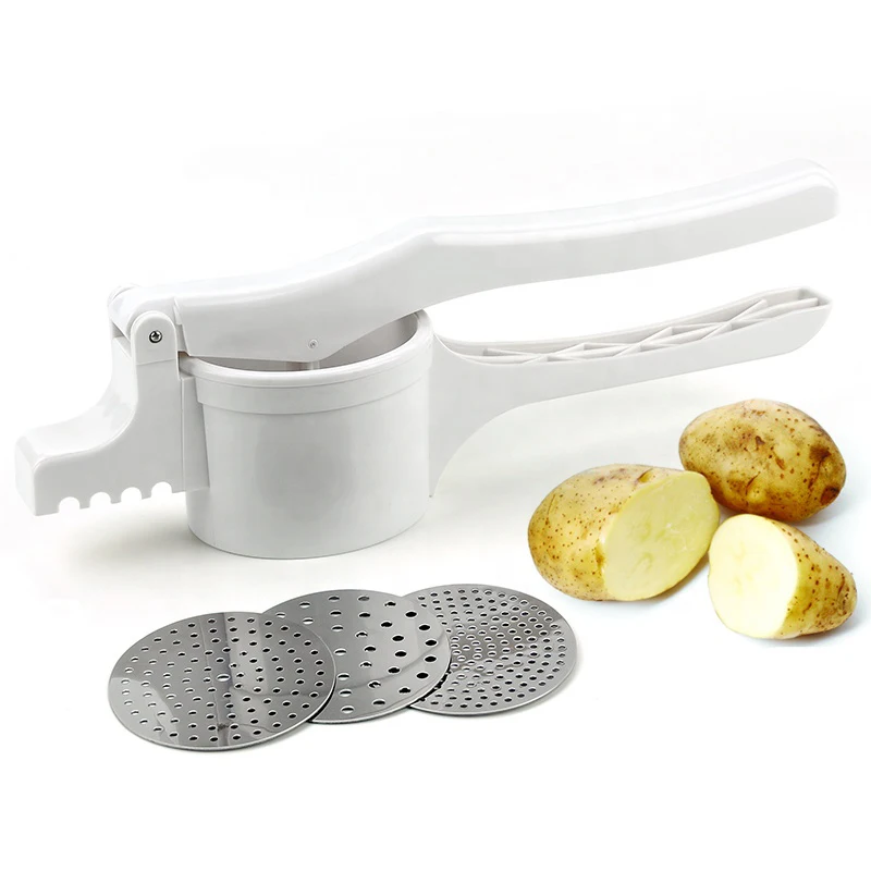 Professional Kitchen Accessories Fruit and Vegetable Masher Potato Ricer Press, White
Professional Kitchen Accessories Fruit and Vegetable Masher Potato Ricer Press, White