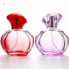 Crystal 35ml flower shaped red perfume glass bottle turkey