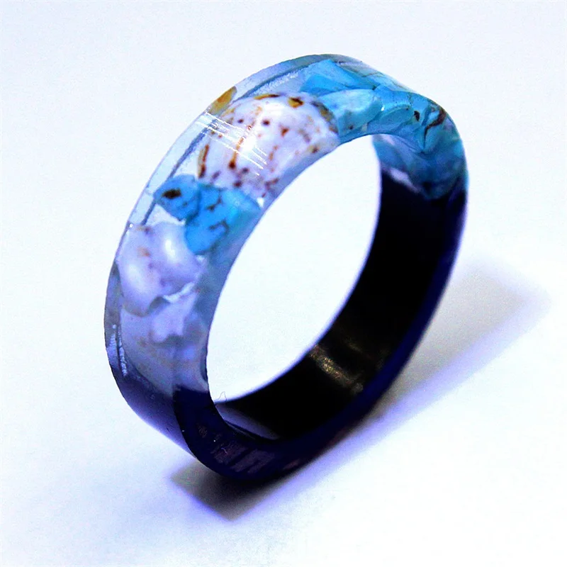Wood Resin Ring Fashion Handmade Dried Flower Wedding Jewelry Ring for Women, Picture
Wood Resin Ring Fashion Handmade Dried Flower Wedding Jewelry Ring for Women, Picture