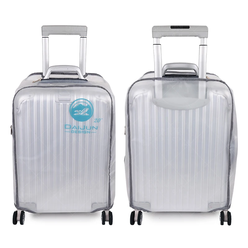 Custom suitcase cover protection waterproof frost PVC transparency luggage cover travel, Customized 
Custom suitcase cover protection waterproof frost PVC transparency luggage cover travel, Customized