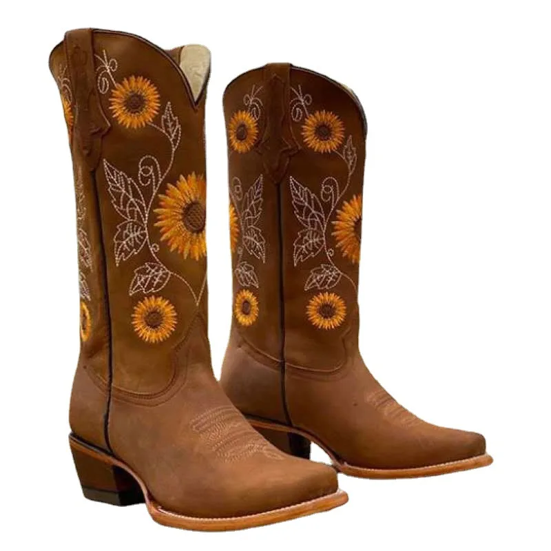 Retro Western Large Size Cowboy Boots Women Heel Boots High Rider Boots High Heel Knee Sleeve
Retro Western Large Size Cowboy Boots Women Heel Boots High Rider Boots High Heel Knee Sleeve