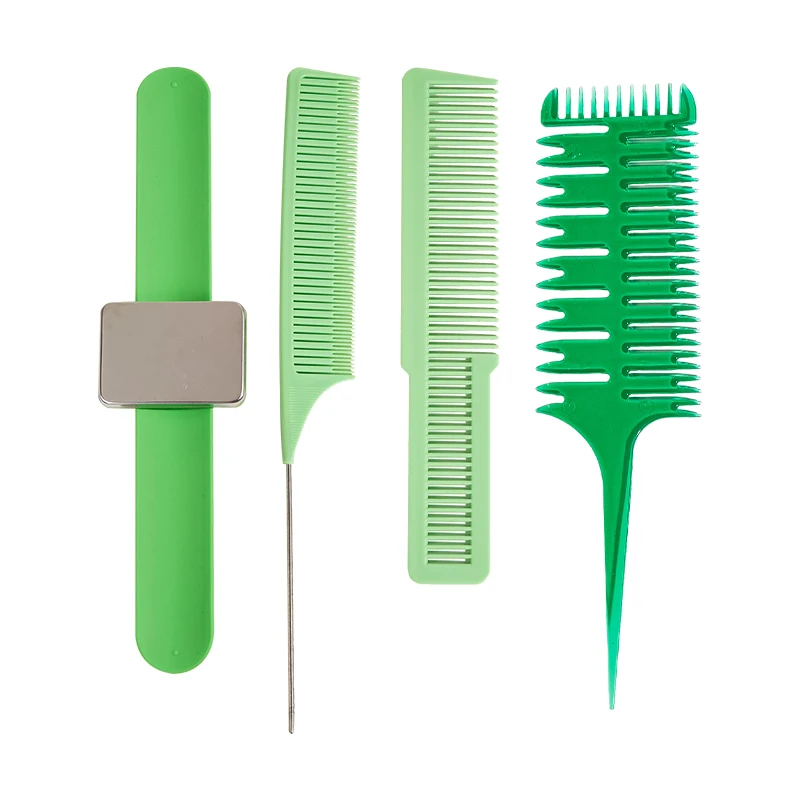 Professional hair salon tools Custom Salon Barber wrist band Carbon highlight comb set
Professional hair salon tools Custom Salon Barber wrist band Carbon highlight comb set