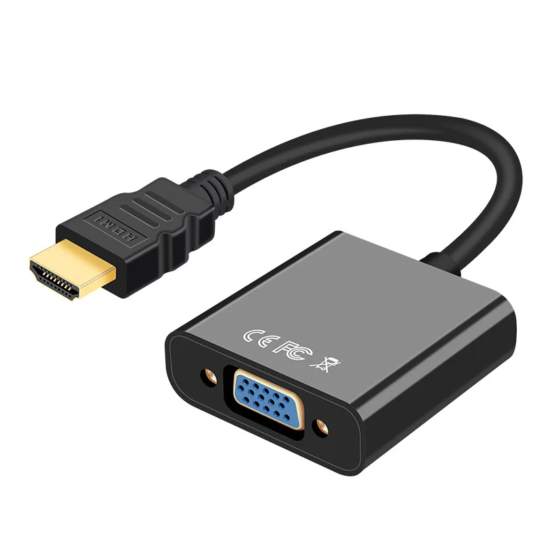 1080P HDMI to VGA Adapter cable factory price male to female hdmi to vga converter adaptadores vga, White/black
1080P HDMI to VGA Adapter cable factory price male to female hdmi to vga converter adaptadores vga, White/black