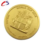 Zinc Alloy 3D Metal Die Cast Old Antique Gold Silver Coin Souvenir Custom Maker