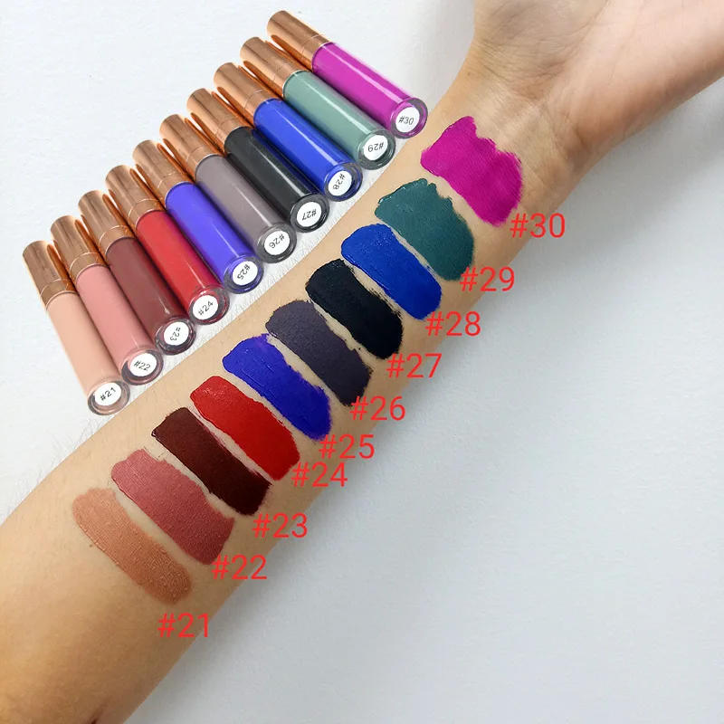 custom your logo with box vegan liquid lipstick lips makeup rose gold tube 40 colors high pigment matte lipgloss private label
custom your logo with box vegan liquid lipstick lips makeup rose gold tube 40 colors high pigment matte lipgloss private label