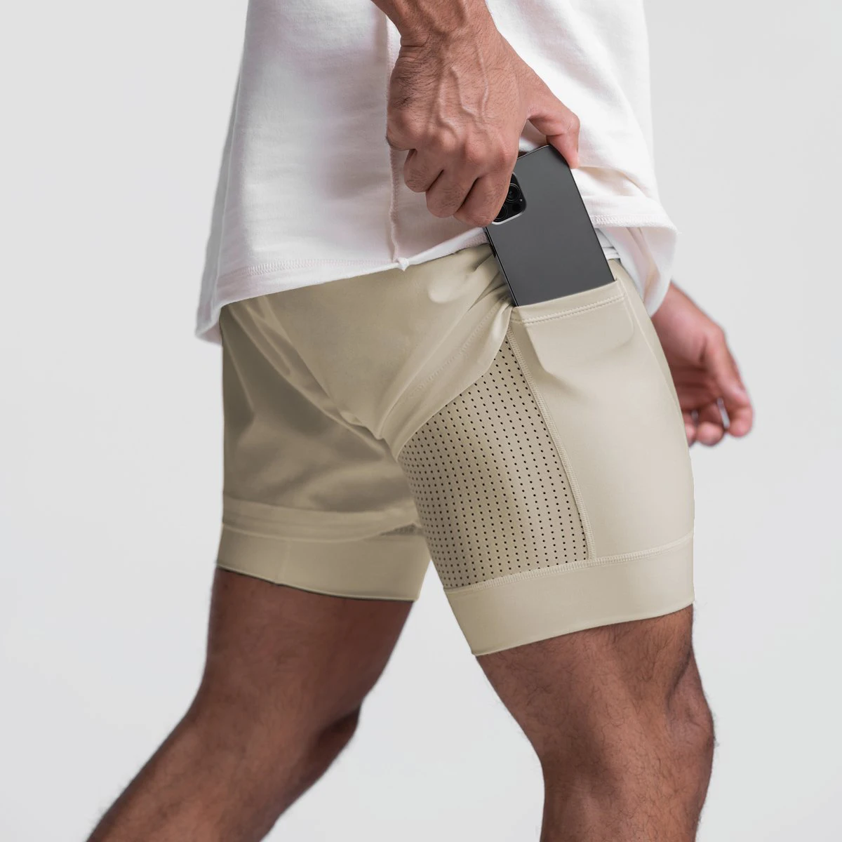 Men 2 In 1 Fitness Gym Shorts With Towel Loop Mesh Hole Inner Tights Premium Exercise Training Workout Shorts
Men 2 In 1 Fitness Gym Shorts With Towel Loop Mesh Hole Inner Tights Premium Exercise Training Workout Shorts