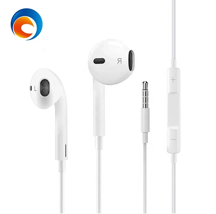 

colorful in-ear earphones wired phone accessories 3.5mm or ios earphone ear earphones headphones with mic and volume control, Black/white/red/blue/light blue/rose red/yellow,etc.