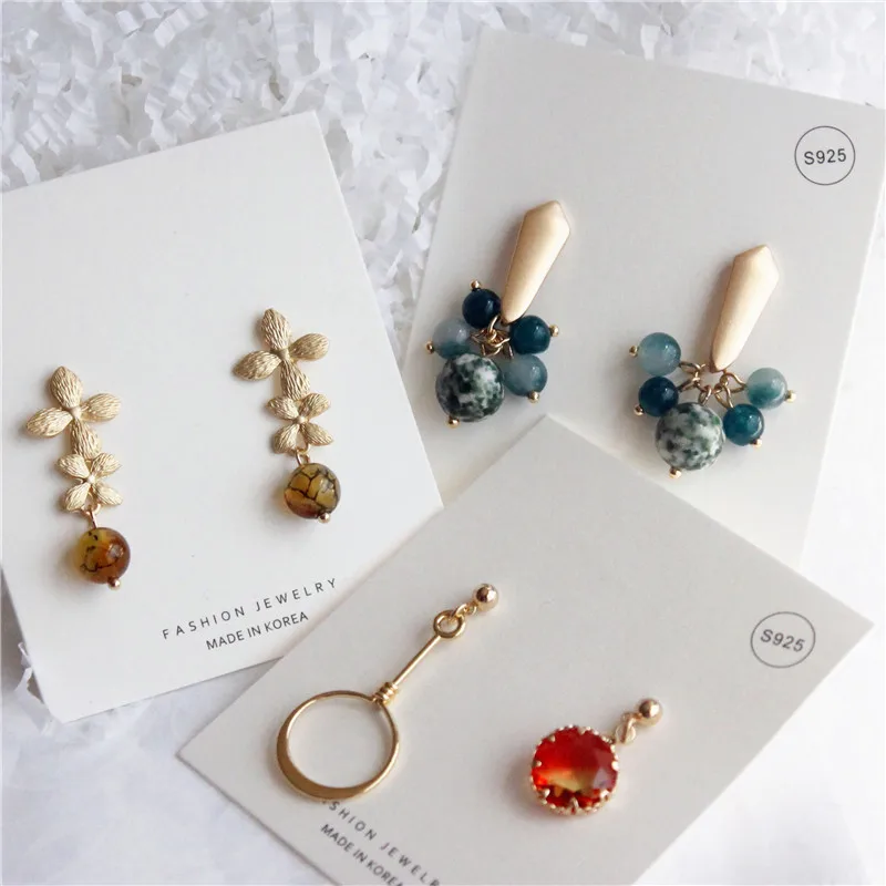 JUHU New retro pattern earrings literary temperament beaded earrings s925 silver needle wholesale jewelry, Colorful
JUHU New retro pattern earrings literary temperament beaded earrings s925 silver needle wholesale jewelry, Colorful