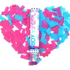 Party Supplies Biodegradable Tissue Safe 12" Pink Blue Gender Reveal Party Supplies Confetti Popper Cannon