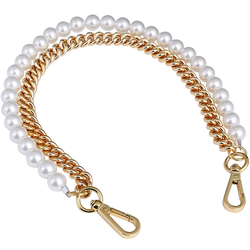 Female Bag High-end Portable Pearl Decoration Chain Short Shoulder Strap Hand Carrying Metal Accessories, Colorful
Female Bag High-end Portable Pearl Decoration Chain Short Shoulder Strap Hand Carrying Metal Accessories, Colorful