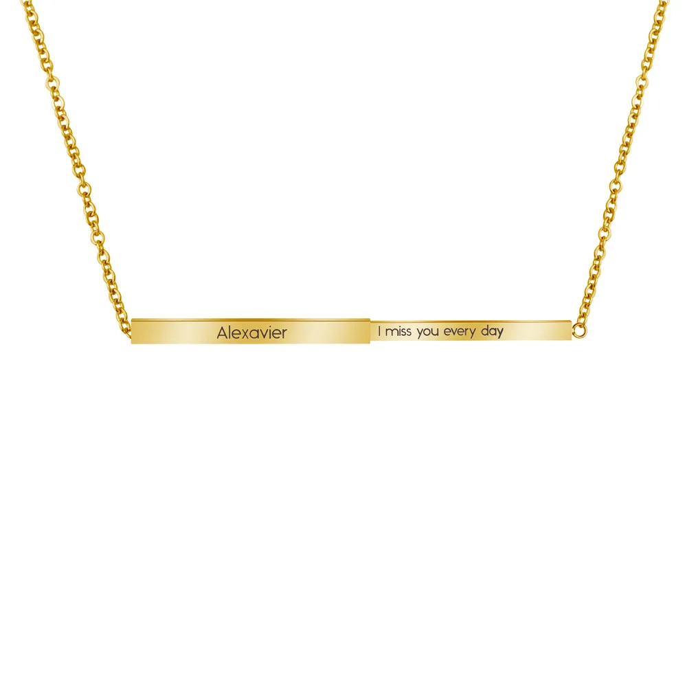 custom name necklace extensional gold bar necklace valentine gifts mom gift mother's day, Silver/gold/rose gold
custom name necklace extensional gold bar necklace valentine gifts mom gift mother's day, Silver/gold/rose gold