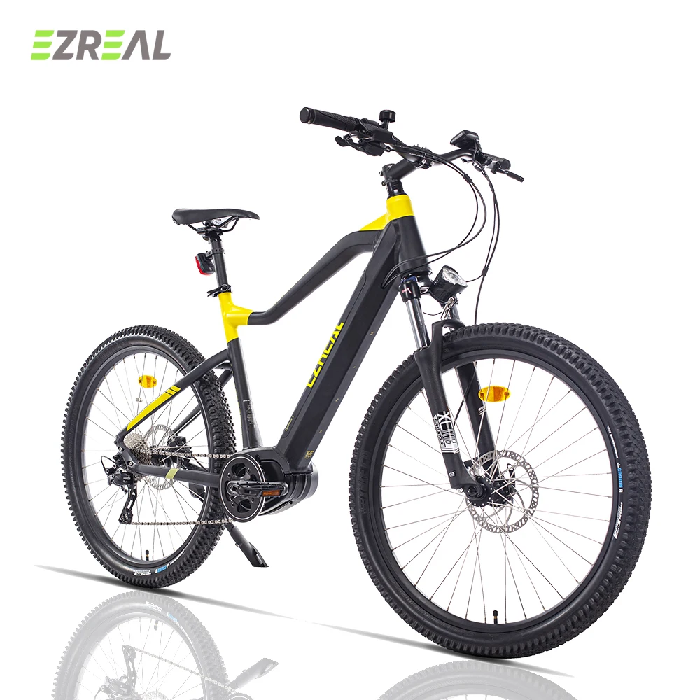 EZREAL Hot selling electric bicycle mid drive ebike with LCD display e bike mountainbike 27.5 in stock European warehouse stock
EZREAL Hot selling electric bicycle mid drive ebike with LCD display e bike mountainbike 27.5 in stock European warehouse stock