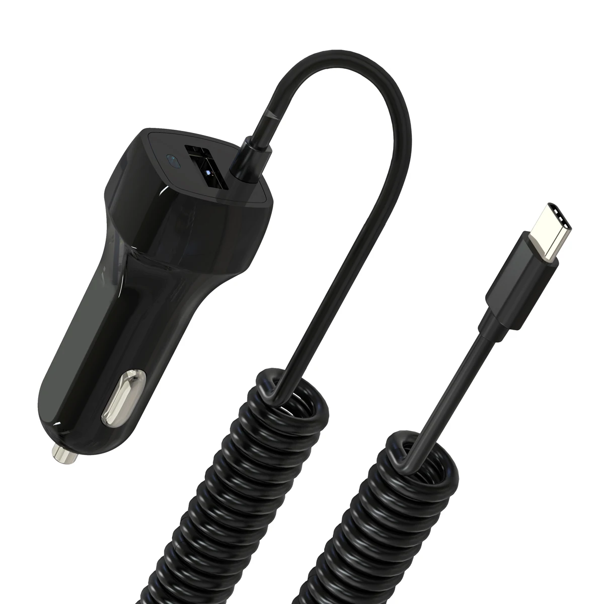 Customized portable car charger with C-type fast charging mobile phone charger for iphone huawei
Customized portable car charger with C-type fast charging mobile phone charger for iphone huawei