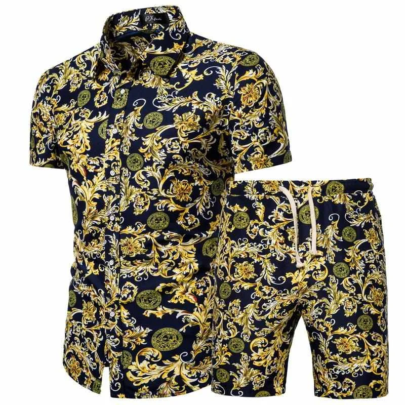 Wholesale Hot Sale Summer All Over Print New Hawaiian Beach Wear Mens Shirts and Shorts Set in Plus Size to 5XL, As pics print
Wholesale Hot Sale Summer All Over Print New Hawaiian Beach Wear Mens Shirts and Shorts Set in Plus Size to 5XL, As pics print