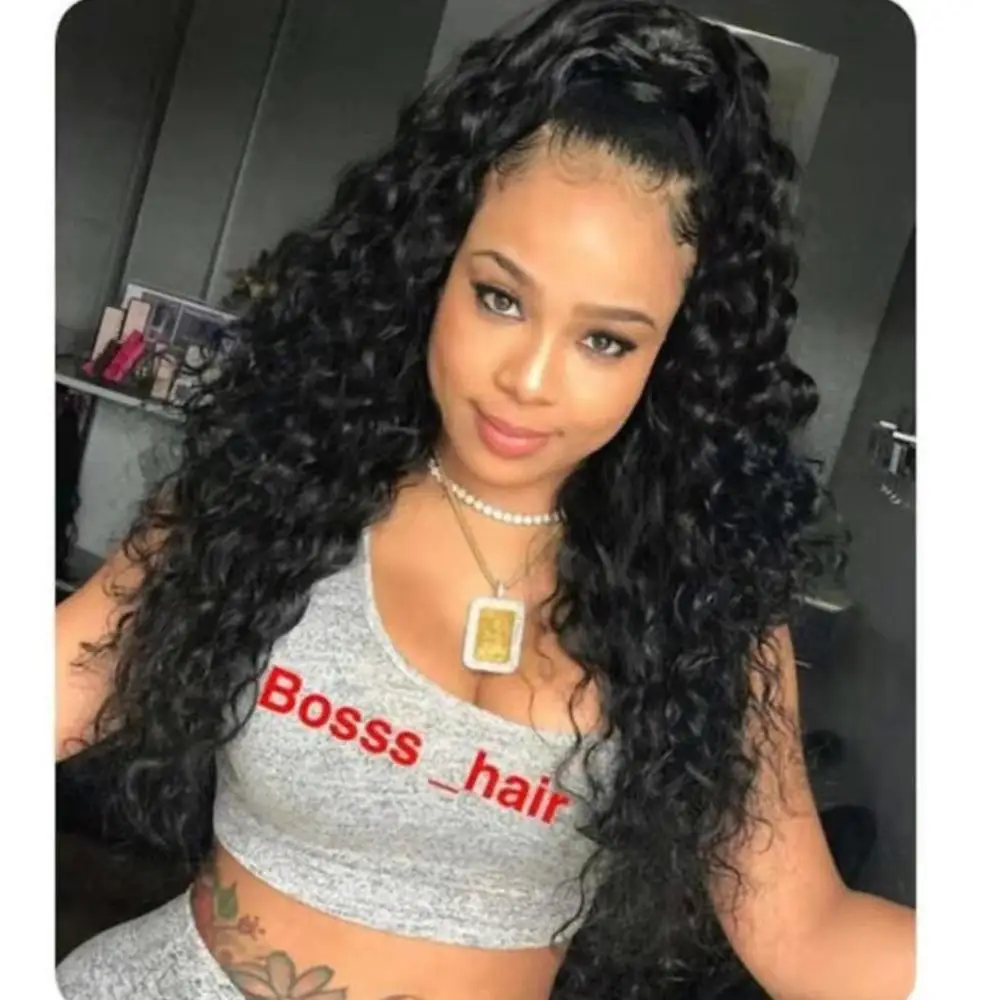 HD Lace Front Human Hair Wigs Pre Plucked Brazilian 360 Lace Frontal Wig 150 Density Curly Human Hair Wig
HD Lace Front Human Hair Wigs Pre Plucked Brazilian 360 Lace Frontal Wig 150 Density Curly Human Hair Wig