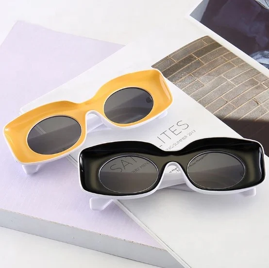 Fall 2021 Fashion Small Square Frame Shades Personality Hip hop Sunglass Concave Design Eyewear Ladies Wild Concave Sunglasses
Fall 2021 Fashion Small Square Frame Shades Personality Hip hop Sunglass Concave Design Eyewear Ladies Wild Concave Sunglasses