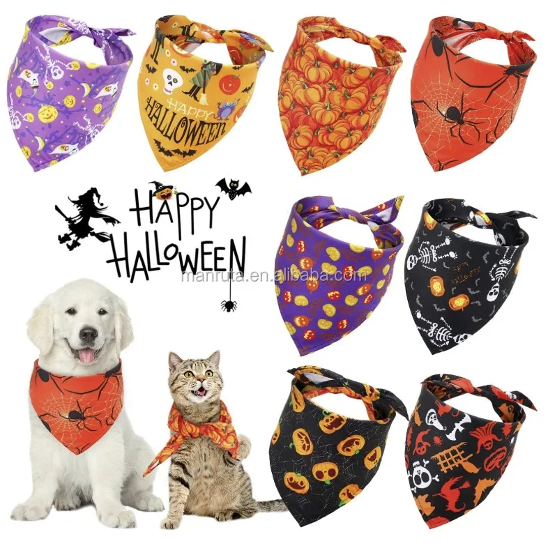 2020 Halloween Dog Bandana Pet Kerchief Scarf Dog Triangle Bibs Washable Cat Scarf Accessories for Halloween Holiday Christmas
2020 Halloween Dog Bandana Pet Kerchief Scarf Dog Triangle Bibs Washable Cat Scarf Accessories for Halloween Holiday Christmas
