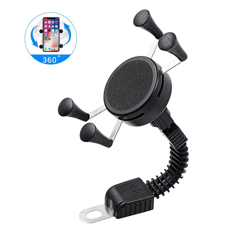 Motorcycle Phone Holder Support Bike Handlebar Stand Bicycle Car Mobile Phone Holder, Black
Motorcycle Phone Holder Support Bike Handlebar Stand Bicycle Car Mobile Phone Holder, Black