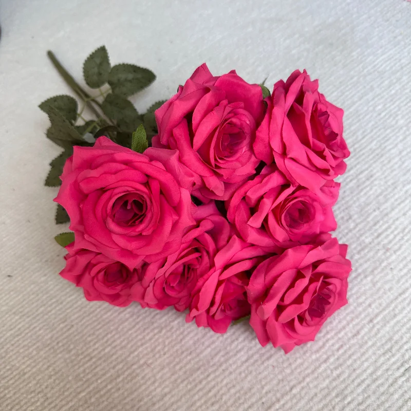 D-RB001 Novel Design Autumn Dusty Rust Blue Silk Rose Artificial Flowers Bouquet For Wedding Home Decoration
D-RB001 Novel Design Autumn Dusty Rust Blue Silk Rose Artificial Flowers Bouquet For Wedding Home Decoration