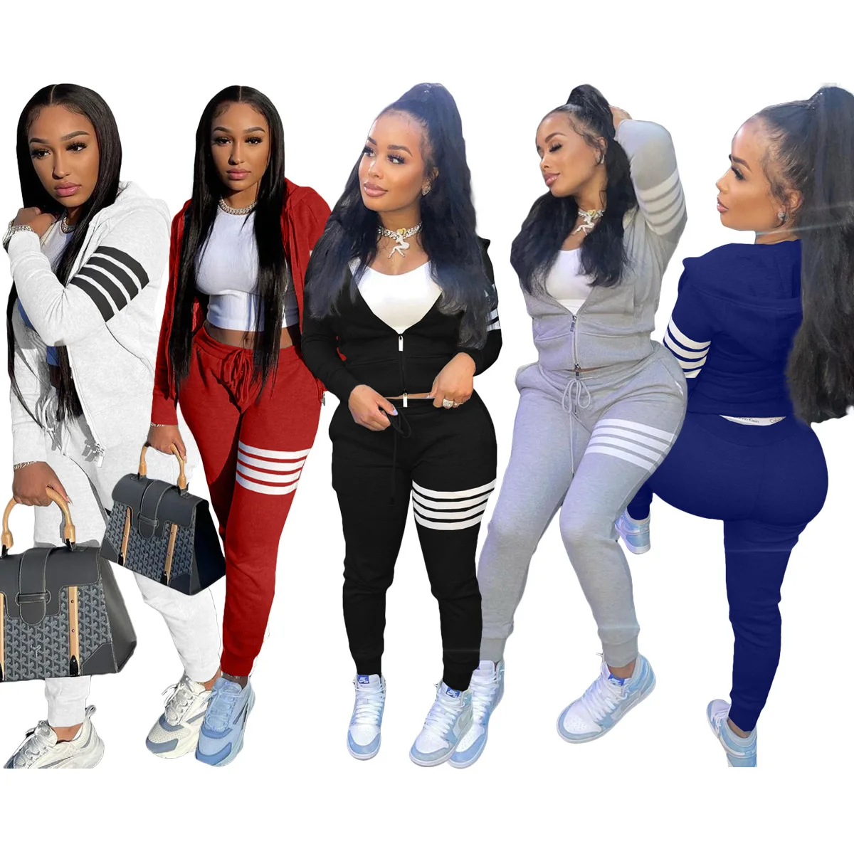 YX9296 Cheap price breathable two-piece women's suits fall womens two piece casual sets long sleeve tracksuits for women
YX9296 Cheap price breathable two-piece women's suits fall womens two piece casual sets long sleeve tracksuits for women